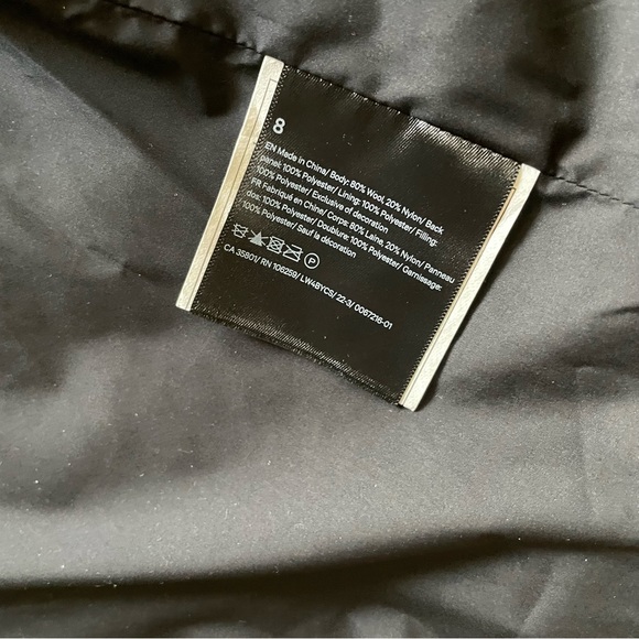 Lululemon Wool Long Coat - Black MSRP $498 - Picture 10 of 11